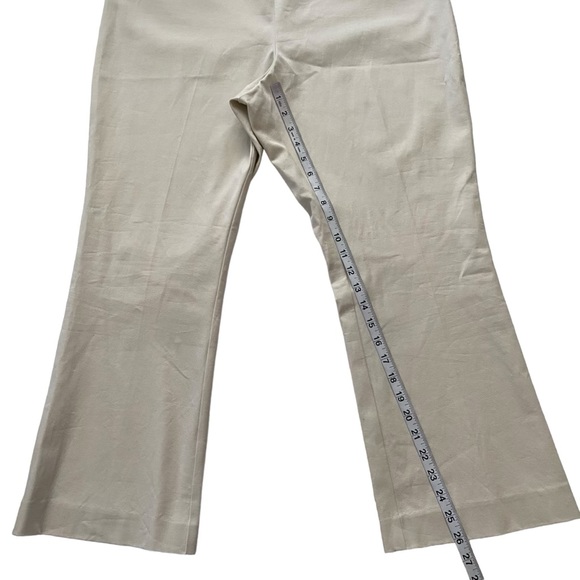NEW A New Day Size 18R Khaki Beige Kick Flare Side Zip Stretch Pants Casual - Picture 10 of 13